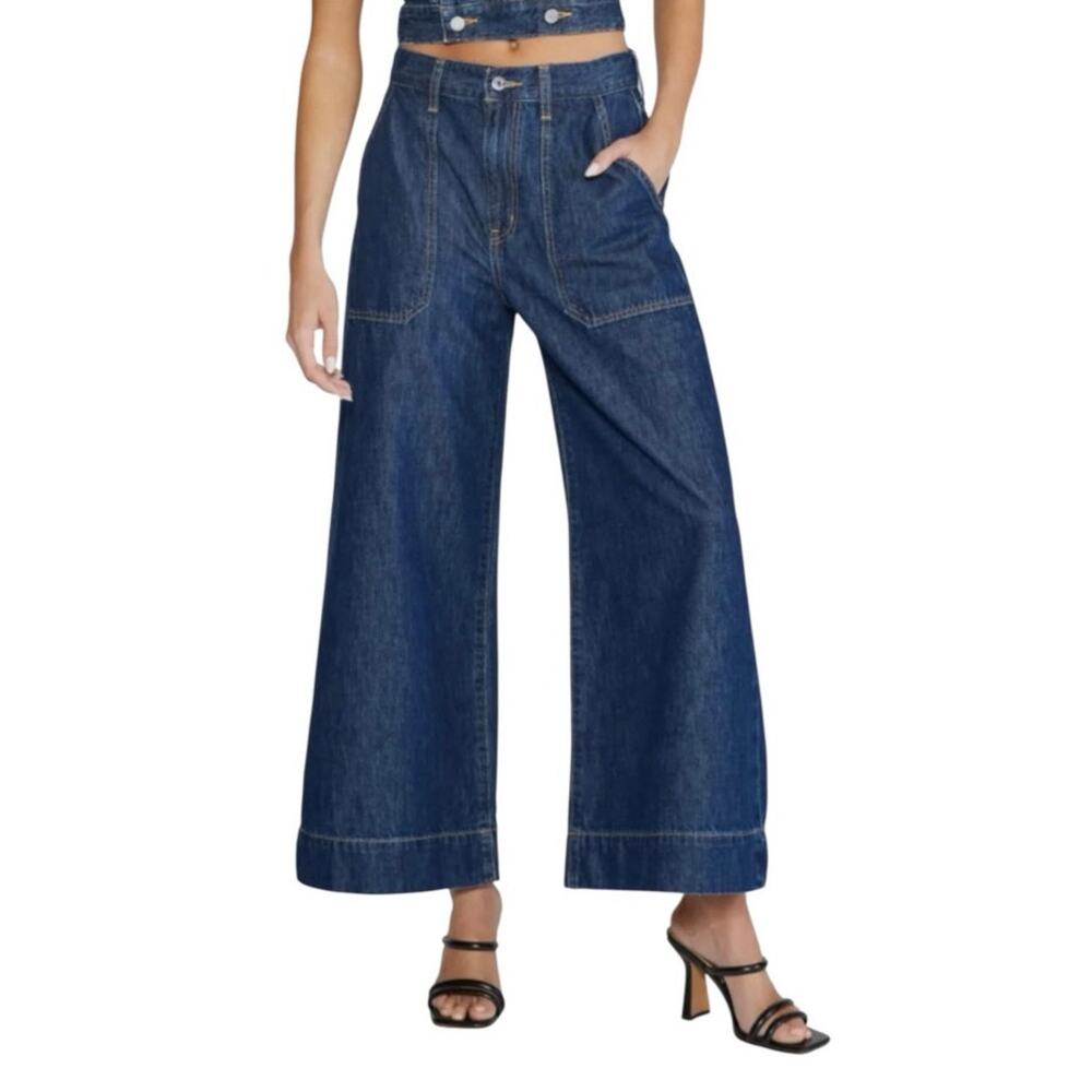 Anthropologie ETICA Jeans MATIS ULTRA WIDE LEG KAAN Size 31 NEW